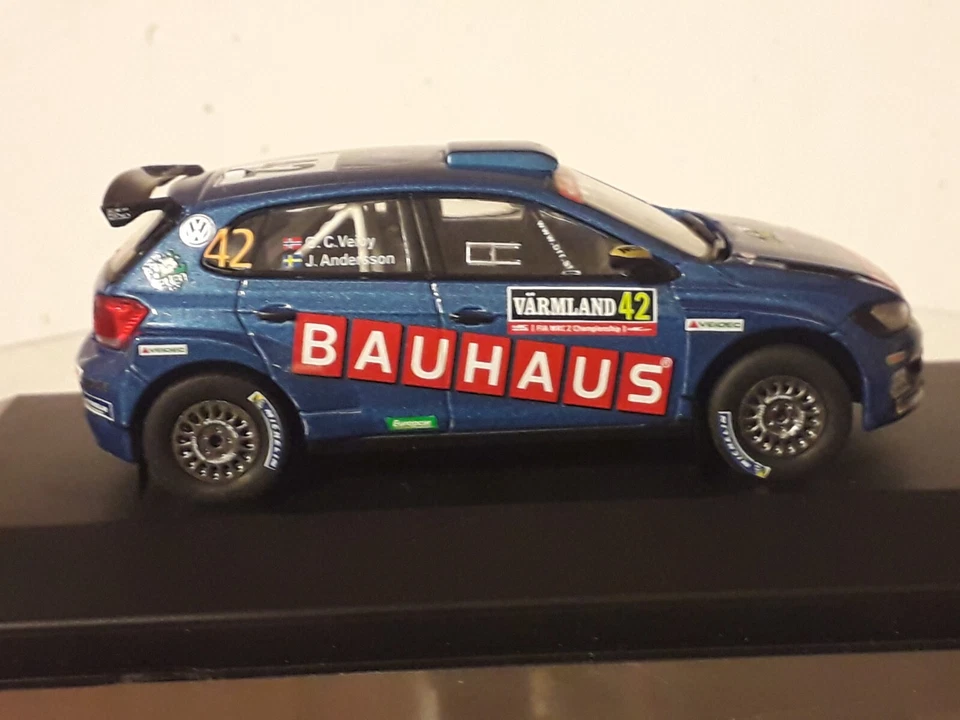 ixo ram706 vw polo gti r5 rally svezia 2019 j.andersson 1:43 - Immagine 3 di 4