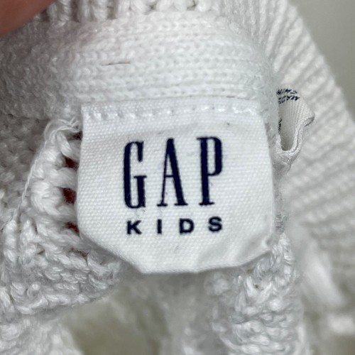 Gap Crochet Sweater Fringe Short Sleeve White Girls Size S Small Knit Summer - Picture 9 of 10