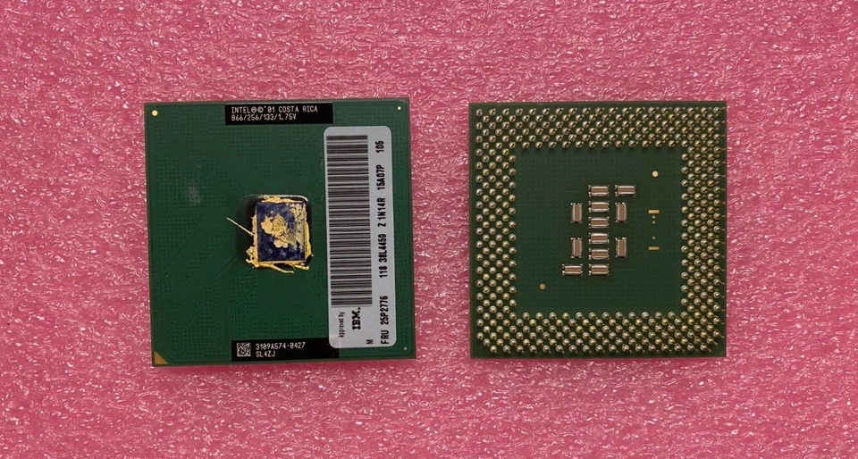 CPU INTEL PENTIUM III 866 SOCKET 370 RB80526PZ866256 SLSL4CB SL4ZJ SL43J de colección Foto 2 de 3