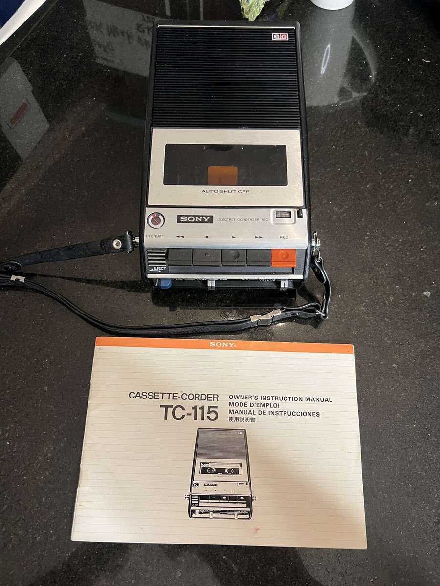 Sony Cassette Corder TC-115 Japan | eBay