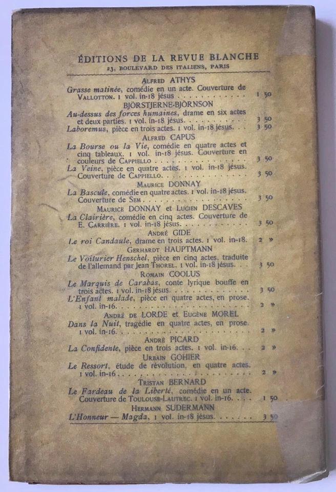 Cappiello 1902 La Fiancee du Scaphandrier Opera Music Sheets Folded Inside Book - Image 2 of 4