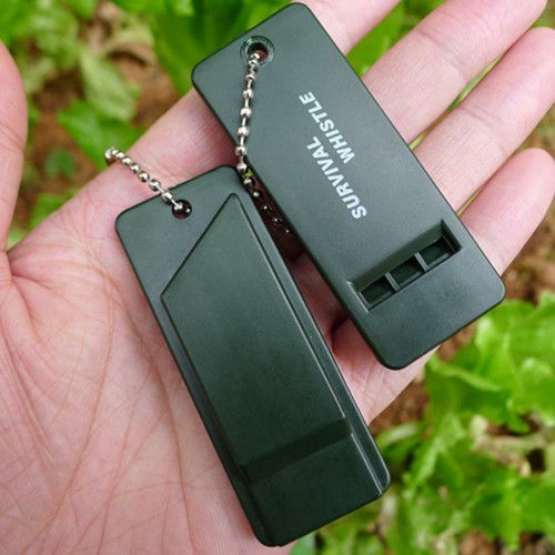 Survival Pfeife Kunststoff super laut Notfallpfeife für Camping Wandern SCHÖN