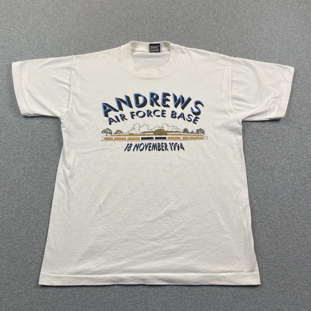 VINTAGE 90s Andrews Air Force Base Shirt Mens Large Single Stitch