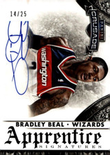 2013-14 Crusade Bradley Beal Apprentice Signatures Silver Autograph Auto #14/25