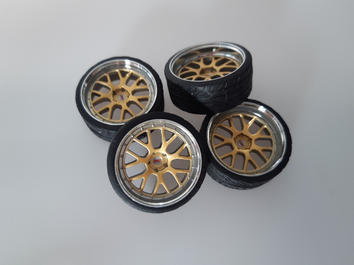 BBS 1:18 LM 19インチ カスタムホイール LM-Rタイプ ミニカー用