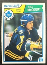 1983-84 O-Pee-Chee OPC Hockey - #66 Dale McCourt - Toronto Maple Leafs