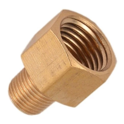 Heavy Duty Brass NPT Adapter 1/8" MaleT to 1/4" Female NPT for Fittings