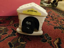 Lot Vtg PLASTIC TOY  NOVELTY Just Born PUPPY HOUSE Tonka Plush Pound Puppies