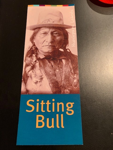 Sitting Bull Informational Bookmark