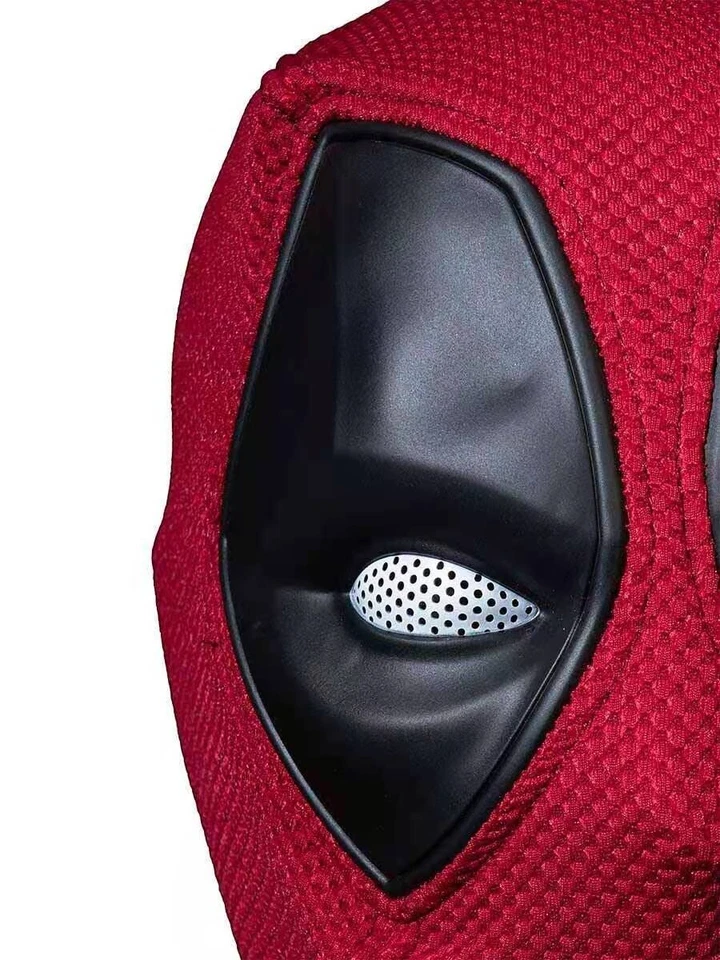 Deadpool Costume Mask Adults Fancy Dress Theme cosplay latex party - Image 3 of 4