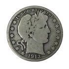 1913-S 50C Barber Half Dollar VG #