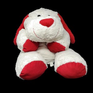 Huge Floppy Valentine Puppy Dog Plush White With Red Ears And Tail 36 Ebay Huge Floppy Valentine Puppy Dog Plush White With Red Ears And Tail 36 Ebay