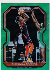 2021 Panini WNBA Prizm SP Green Refractor Prizm #53 DeWanna Bonner