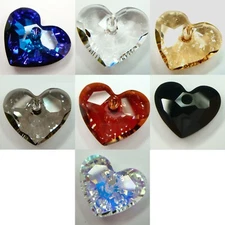Genuine SWAROVSKI CRYSTAL #6264 Truly In Love Heart PENDANT ~ All Colors & Sizes