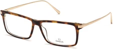 OMEGA OM 5014 056 Tortoise Plastic Optical Eyeglasses Frame 58-14-145 Italy RX
