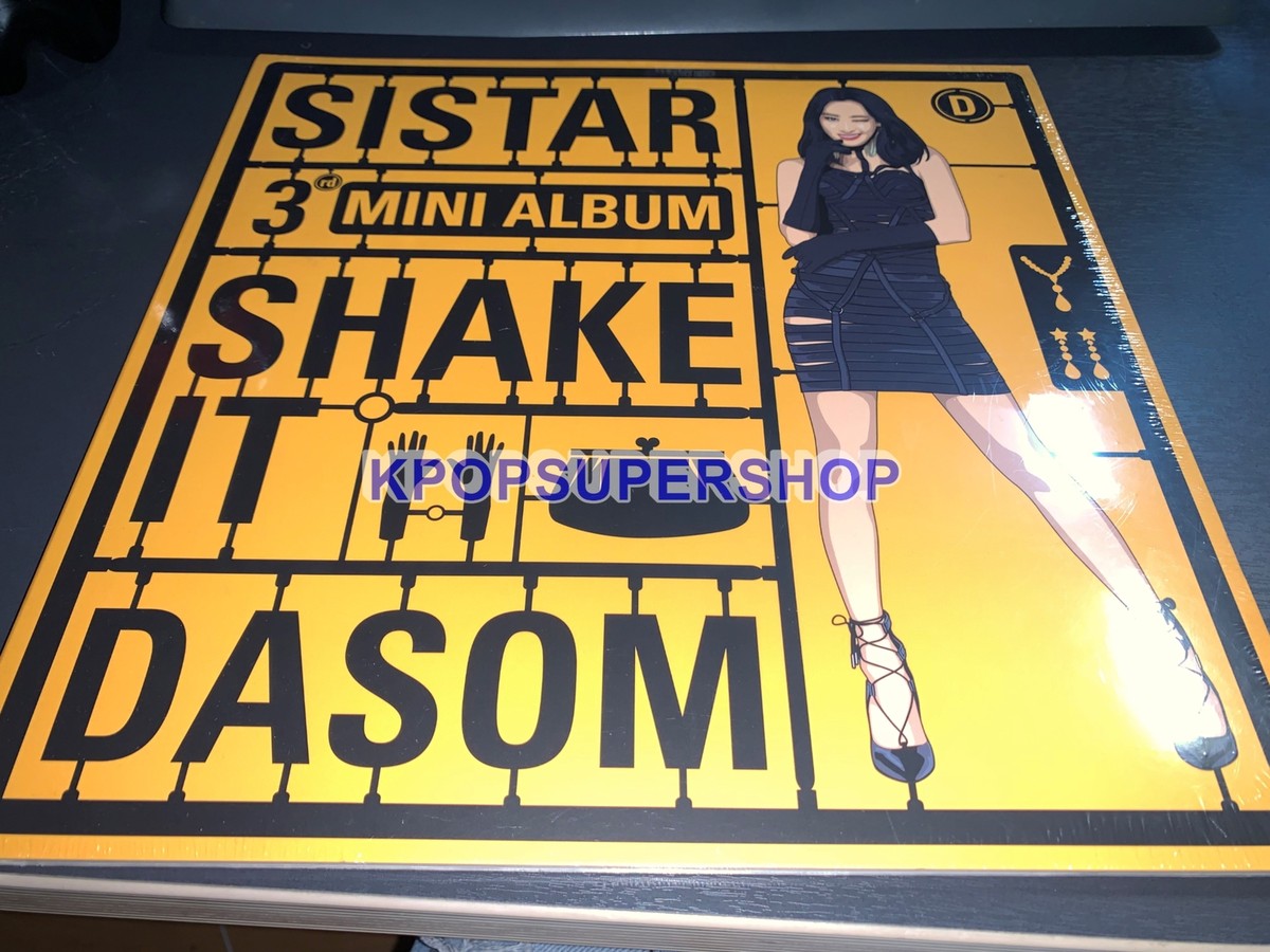 SISTAR 3rd Mini Album Shake It CD Photocard New Sealed Rare OOP
