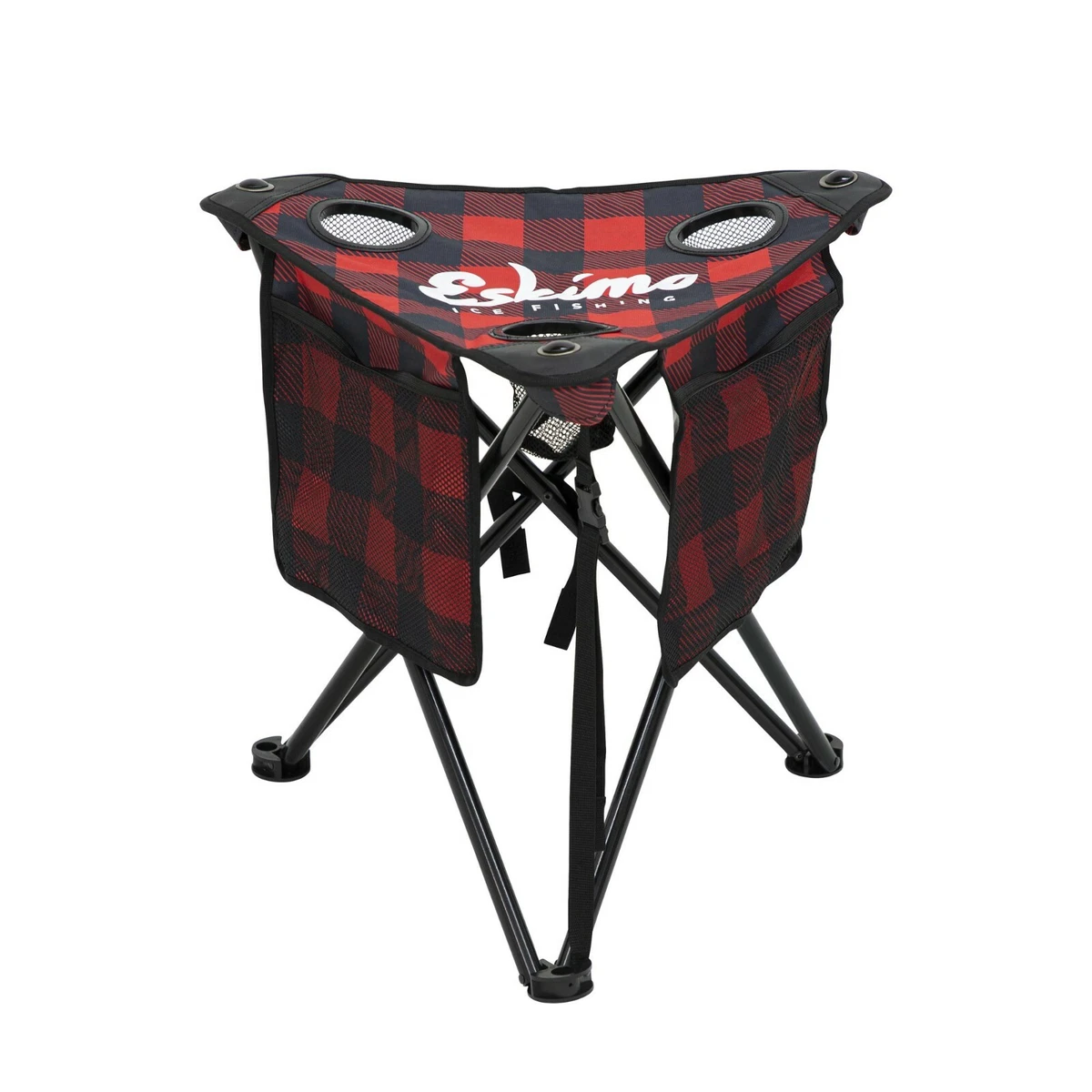 Eskimo Plaid XL Folding Ice Stool