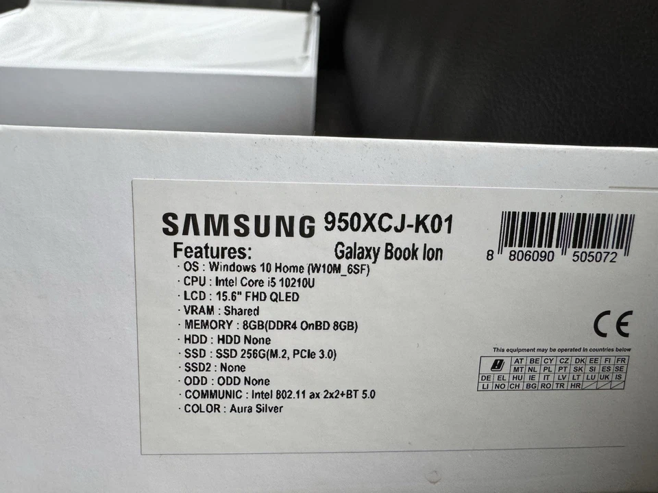 Samsung Galaxy Book Ion – 15,6” QLED – i5 – 8 GB RAM – 256 GB SSD – Top Zustand! - Bild 2 von 4