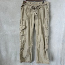Vintage Beige Khaki Gorpcore Cargo Pants Utility Y2K Small Low Rise