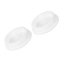 2 Pcs White Plug Holes Rubber Button Plug for 63.5mm / 2.5" Hole