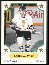 1991-92 7th Inning Sketch WHL #264 Shane Zulyniak