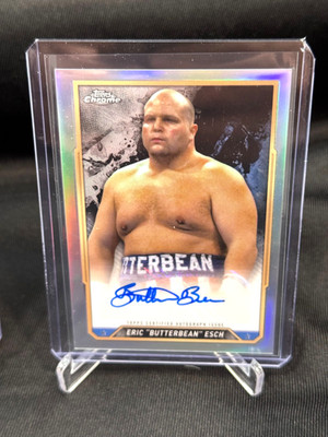 2024 Topps Chrome Boxing Eric ''Butterbean'' Esch Refractor Auto #CBA-EBE