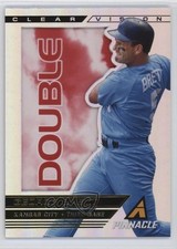 2013 Panini Pinnacle Clear Vision Double George Brett #CV66 HOF 05k6