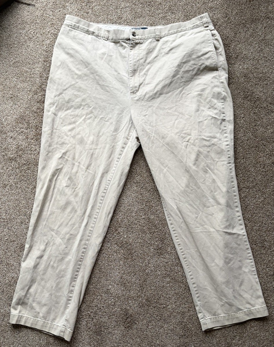 Vintage Polo Ralph Lauren Pants Mens 46Bx32 Khaki Philip Pant