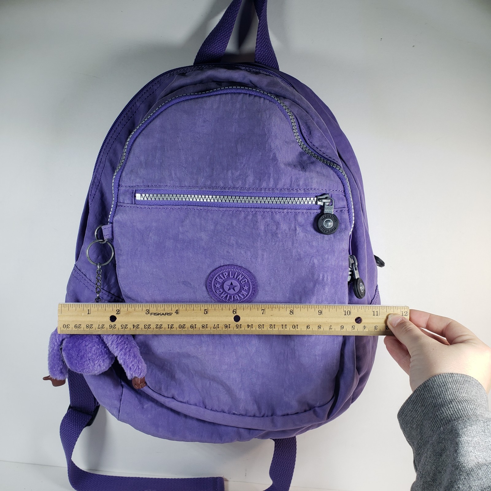 KIPLING CHALLENGER Purple Small Backpack With Mon… - image 4