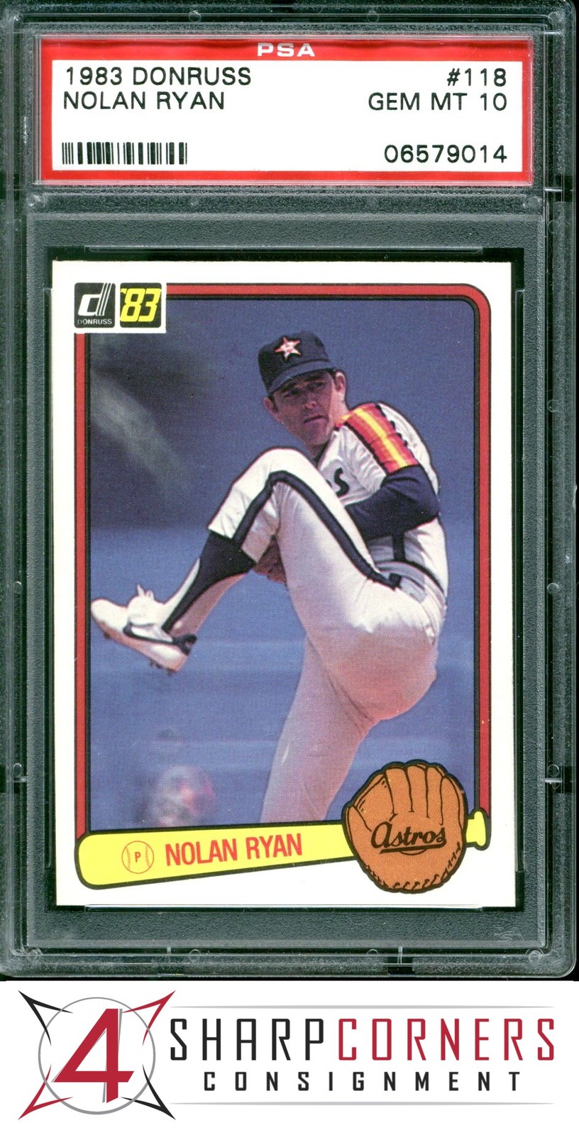 1983 DONRUSS #118 NOLAN RYAN ASTROS HOF PSA 10
