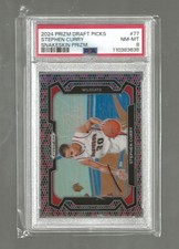 2024 PRIZM DP SNAKESKIN PRIMZ #77 STEPHEN CURRY PSA 8 NM-MT