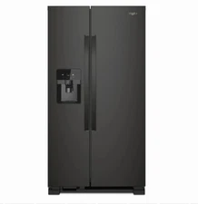 Whirlpool 33" Freestanding 21.4 Cu. Ft. Side by Side Refrigerator - WRS331SDHB