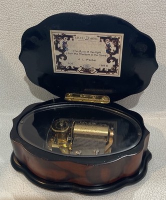 Reuge Music Box Switzerland Phantom of the Opera Music of the Night  A.L.Webber