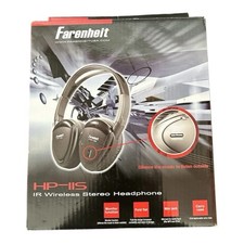 FARENHEIT HP11S SINGLE CHANNEL IR WIRELESS CAR HEADPHONES HEADPHONE BLACK HP-11S
