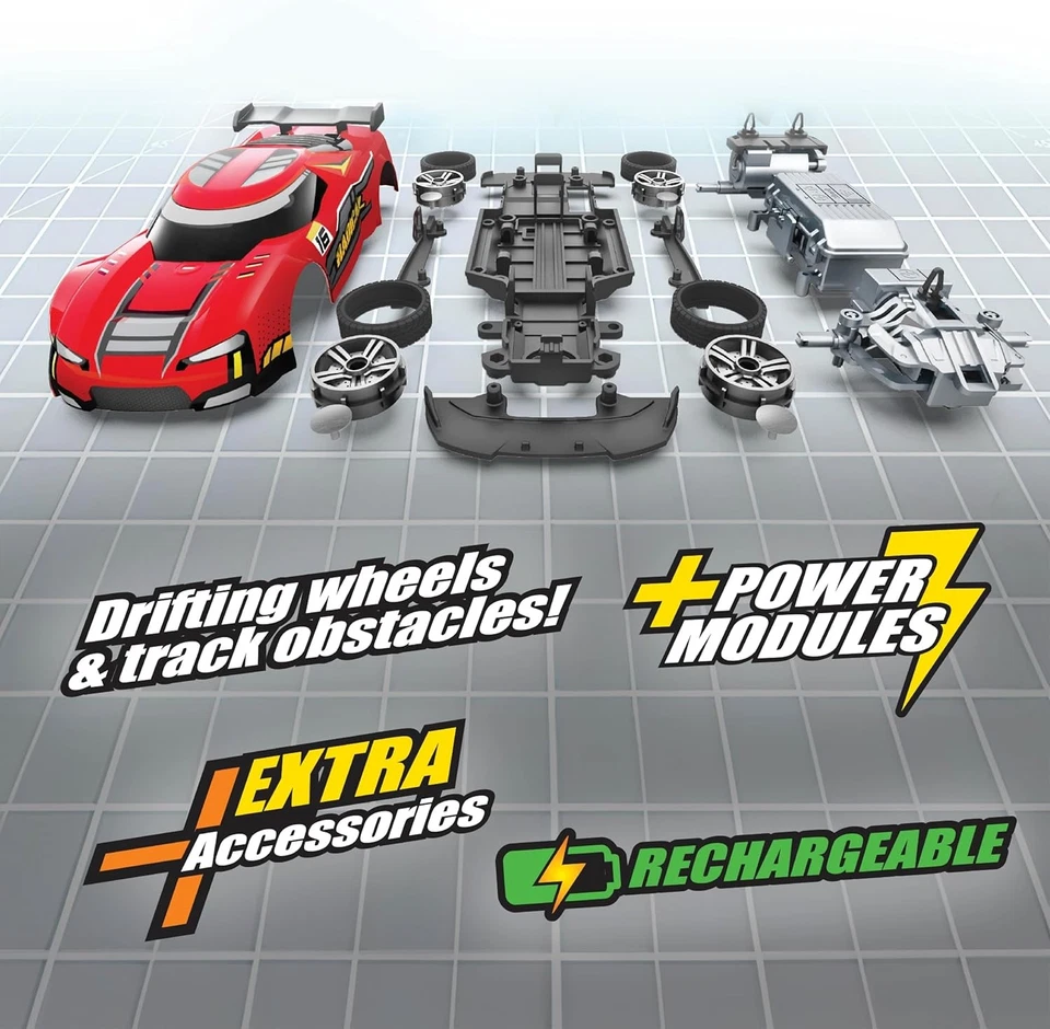 Silverlit Build 2 Drive RC Car Duo Set – Includes 2 Easy-to-Assemble Cars,...  - Image 4 of 4