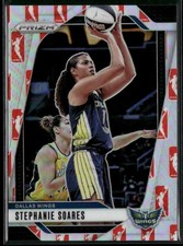 2024 Panini Prizm WNBA #47 Stephanie Soares WNBA Logo Prizms