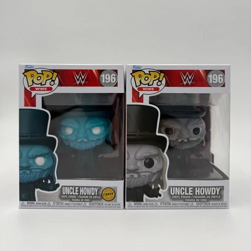 FUNKO POP! WWE UNCLE HOWDY #196 VINYL FIGURE COMMON & CHASE-PROTECTORS-FREE SHIP