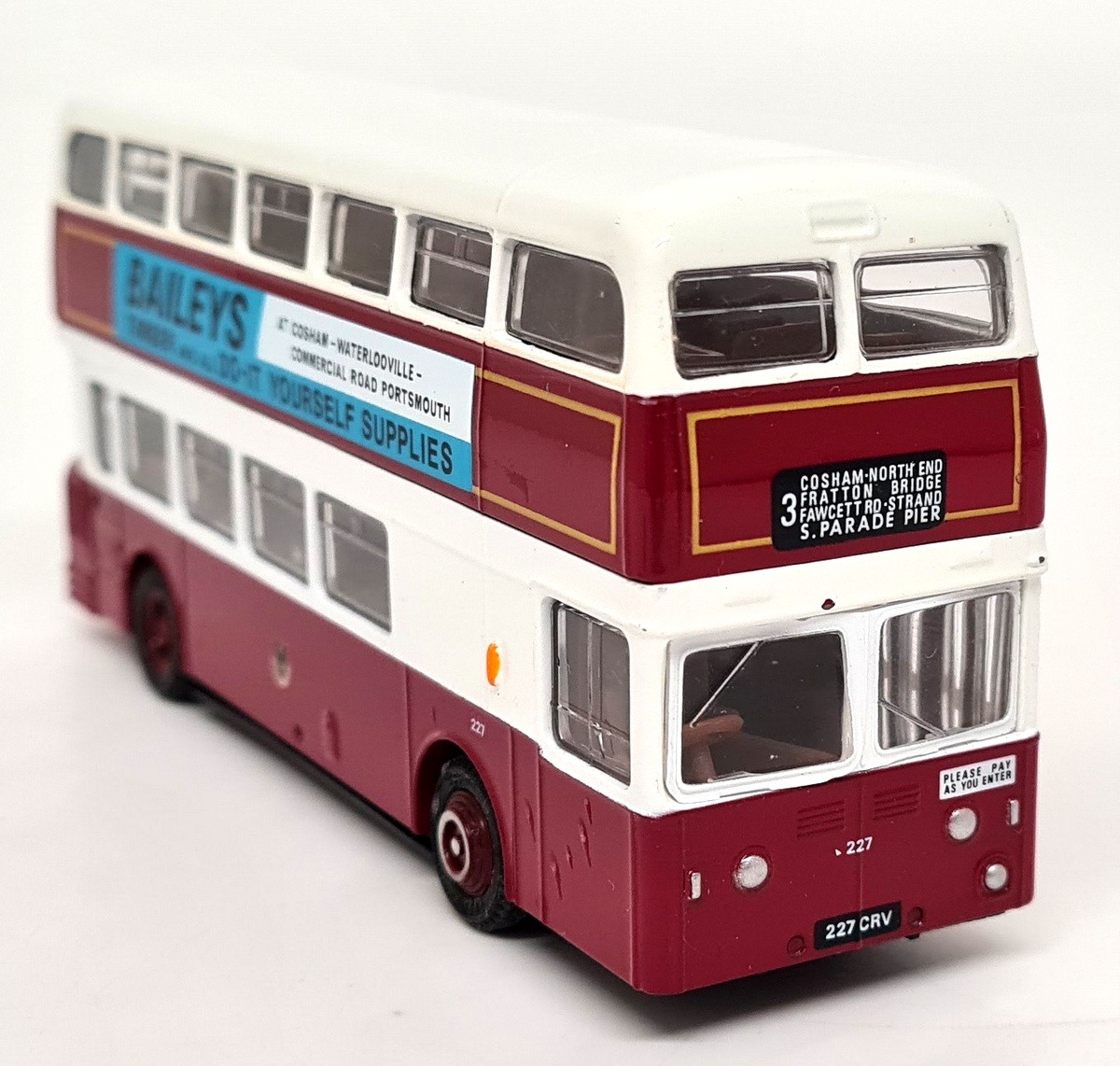 EFE 1/76 - Leyland Atlantean Portsmouth 16516DL Diecast Scale Model Bus