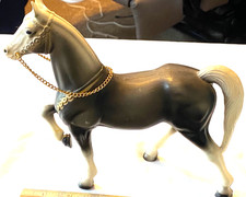Vintage SW Gray Horse Hong Kong Detailed Chain Rein  019-022
