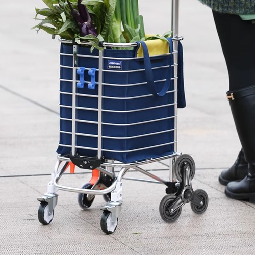 Stainless Steel Crystal Wheel Shopping Cart Caster Triangle Luggage Mute