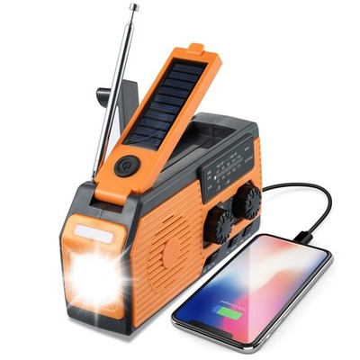 Notfall Solar Power Radio Handkurbel Radio Dynamo Generator 5000Mah Phon Teil
