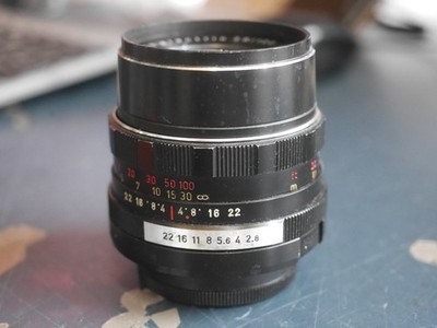 Pentacon Electric 100mm 2.8 Portrait Teleobjektiv M42 Ref:3621
