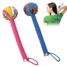 2PCS Herbal Wormwood Lymphatic Drainage Manual Hammer Massage Longer Handle Manu