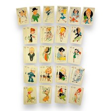 Old Maid Card Game Vintage 40s Whitman Paper Ephemera Incomplete Replacement