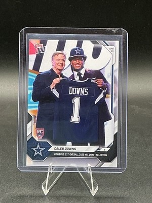 2026 Topps Now - Caleb Downs (RC) #CDOW COWBOYS 11th Overall pick