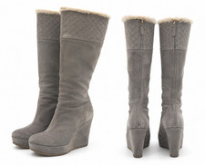 Gucci Courtney Microguccissima Taupe Suede We...