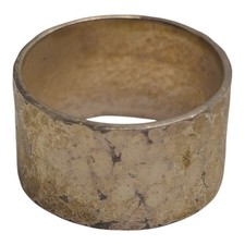 925 Sterling Silver Wide Band Ring IBB Stamp Size 7.25 6.24g Textured Vintage