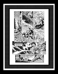 Andy Kubert X-Men #55 Rare Production Art Pg 21 Monotone