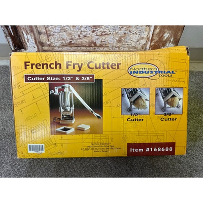 #ad Northern Industrial Tools French Fry Cutter 1 2quot; amp; 3 8quot; Blades 168688 NEW $50.00
