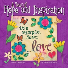 A Year of Hope and Inspiration 2026 Mini Wall Calendar: Inspirational Quotes & A